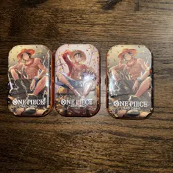 One Piece Card TCG Vol 2 Mini Tin (TS-O2, OP-13) Sealed, Brand New, Lot Of 3 - Image 1