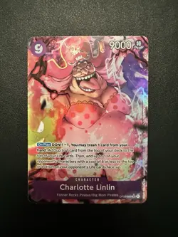 Charlotte Linlin Alt Art Parallel OP08-069 Two Legends Foil One Piece CCG - Image 1