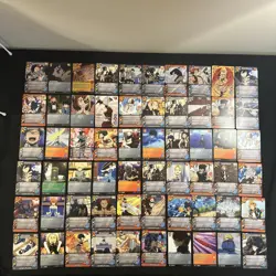 UniVersus My Hero Academia Lot of 60 Cards TCG w/ Slip Case - Image 1