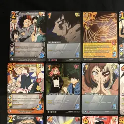 UniVersus My Hero Academia Lot of 60 Cards TCG w/ Slip Case - Image 2