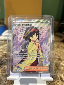 Erika's Invitation Scarlet & Violet-151 196/165 Holo Ultra Rare Pokemon TCG Card - Image 1