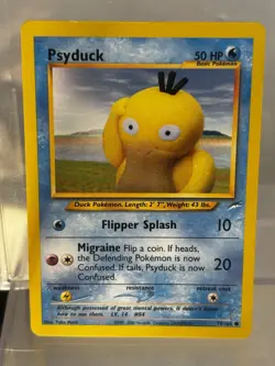 Pokemon Psyduck Neo Destiny Unlimited Regular Common 50 HP Card 79/105 English - Image 1