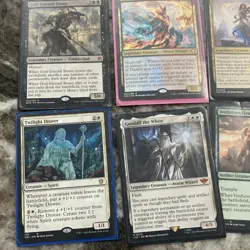 Rare and mythic Magic: The Gathering 11 Cards Legendary Creature Planes walk mix - Image 1