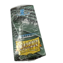 Dragon Shield Pack 100 Gaming Cards Protective Sleeves Clear Front Green Back - Image 4