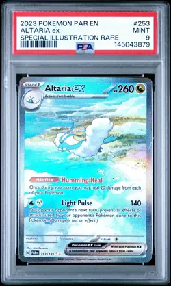 Pokemon 2023 Par en Altaria EX Special Illustration Rare Card #253 PSA 9 - Image 1