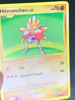 Hitmonchan 129/127 Holo - Platinum Base Set Pokemon Card - NM - Image 2
