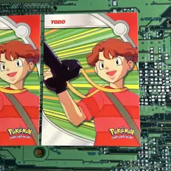 Todd HV3 Topps Pokemon Series 2 Heroes Villains Card Blue Logo 2 - Image 3
