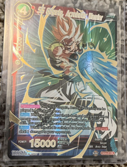Dragon Ball Card Game Gold Stamped SS Gogeta Acrobatic Warrior (EX04-01 EX) - Image 4