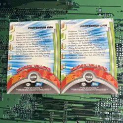Professor Oak HV12 Topps Pokemon Series 2 Heroes Villains Card Blue Logo 2 - Image 4