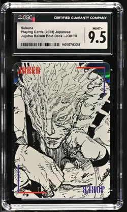2023 Sukuna Playing Cards Japanese Jujutsu Kaisen Holo Deck JOKER CGC MINT+ 9.5 - Image 1