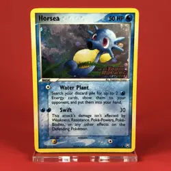 2004 | Pokemon TCG (HORSEA 58/109 LP | REVERSE HOLO) Card EX Team Rocket Returns - Image 1