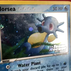 2004 | Pokemon TCG (HORSEA 58/109 LP | REVERSE HOLO) Card EX Team Rocket Returns - Image 4