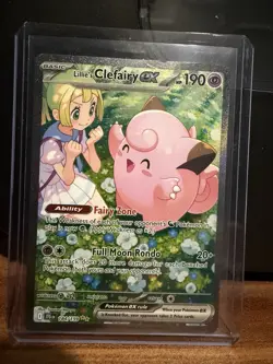 Pokemon TCG Lillies Clefairy EX Journey Together Card 184/159 SIR - Image 1