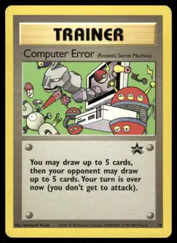 ⭐ Pokemon Cards Computer Error 16 Wizards Black Star Promos Promo - Image 1