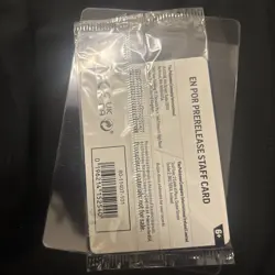 Perfect Order Prerelease Staff Promo 4 cards Sealed!!! - Image 2