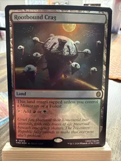 Rootbound Crag (Surge Foil) 0072 - TMC Teenage Mutant Ninja Turtles TMNT MTG NM - Image 1