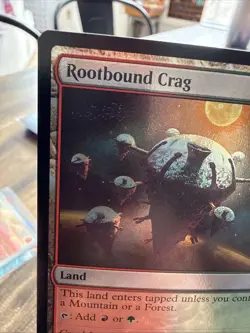 Rootbound Crag (Surge Foil) 0072 - TMC Teenage Mutant Ninja Turtles TMNT MTG NM - Image 2