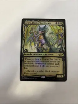 NEAR MINT FOIL - MTG Ayara, First of Locthwain March of the Machine SHOWCASE - Image 1