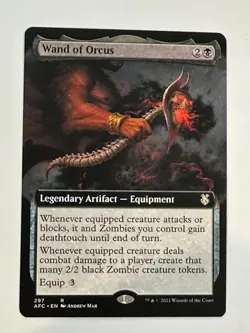MTG D&D Wand of Orcus Extended Art NM - Image 1