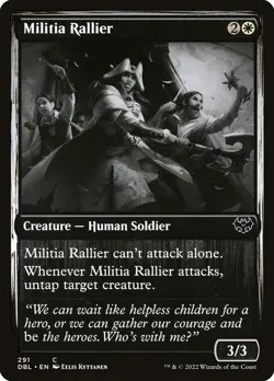 [MTG] Militia Rallier (291) (DBL) LP-HP - Image 1
