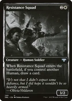 [MTG] Resistance Squad (299) (DBL) LP-HP - Image 1