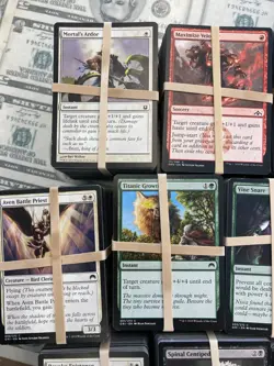 Magic the Gathering (MTG) Mixed Years Mixed Lots of 200 Wizards of the Coast - Image 2
