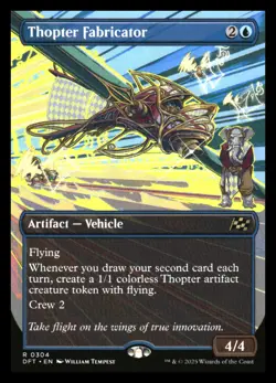 Thopter Fabricator Borderless Aetherdrift MTG - Image 1