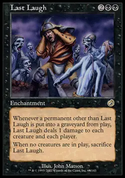 Last Laugh - Foil LP, English MTG Torment - Image 1