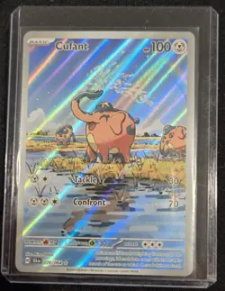 Pokemon TCG Cufant Holo Illustration Rare Full Art Shrouded Fable 076/064 - Image 1