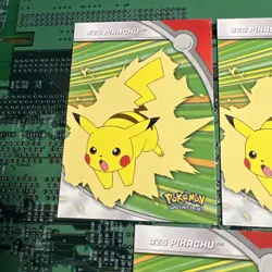Pikachu #25 HV6 Topps Pokemon Series 2 Heroes & Villains Card Blue Logo 3 - Image 3