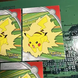 Pikachu #25 HV6 Topps Pokemon Series 2 Heroes & Villains Card Blue Logo 3 - Image 4
