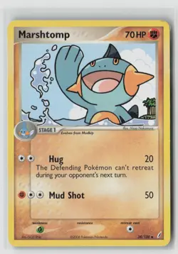 Marshtomp #38/100 Crystal Guardians Pokemon TCG LP - Image 1