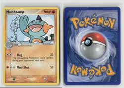 Marshtomp #38/100 Crystal Guardians Pokemon TCG LP - Image 3