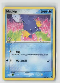 Mudkip #58/100 Crystal Guardians Pokemon TCG LP - Image 1