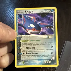 Pokemon Team Aqua's Kyogre Holo Rare EX Team Magma vs Team Aqua - Image 1