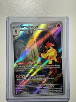 Pokemon TCG Armarouge Scarlet & Violet Base Set Holo Illustration Rare - Image 1
