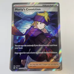 Pokemon Mortys Conviction Full Art Temporal Forces 201/162 - Image 1