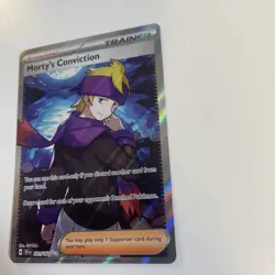 Pokemon Mortys Conviction Full Art Temporal Forces 201/162 - Image 2