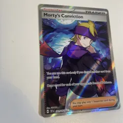 Pokemon Mortys Conviction Full Art Temporal Forces 201/162 - Image 3