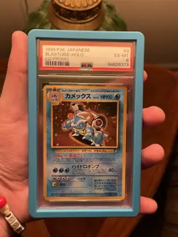 Pokemon TCG Blastoise Holo Promo CD Promo 009 Japanese 1998 PSA 6 - Image 3