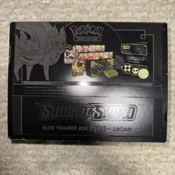 Pokemon Zacian Elite Trainer Box Plus Mystery ETB - Opened - Good Condition! - Image 2
