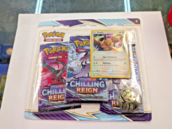 Pokemon Chilling Reign 3 Pack Blister Eevee Brand New!! Sealed - Image 1