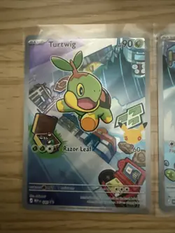 Pokemon 1st Partner Illustration Collections Turtwig #40 Chimchar #41 Piplup #42 - Image 2