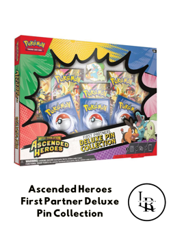 Pokemon Ascended Heroes First Partner Deluxe Pin Collection 🔥 - Image 1