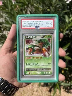 Pokemon Torterra LV.X Dp1 Space-Time Creation Holo Rare 1st Ed PSA 10 JP Pop 28 - Image 1