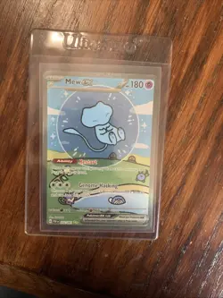 Pokemon TCG Mew EX 232/091 Sv: Paldean Fates Bubble Mew - Image 1
