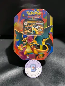 Pokemon TCG Mega Charizard Y EX Tin Brand New & Factory Sealed - Image 1