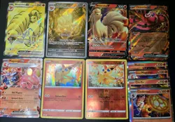Pokemon Holo Lot 151 Ninetales Ex V Obsidian Flames Victini Evolving Skies+bulk - Image 1