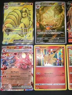 Pokemon Holo Lot 151 Ninetales Ex V Obsidian Flames Victini Evolving Skies+bulk - Image 2