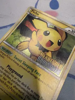 Pokemon TCG Pichu HeartGold SoulSilver 28/123 STAMPED Prerelease Holo - Image 3
